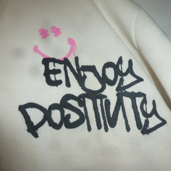 ๐ธ Smiley World Womenโs Hoodie Sweatshirt โ Size L ๐ธ - Picture 6 of 9